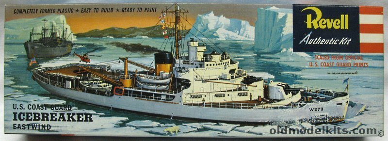Revell 1/285 US Coast Guard Icebreaker Eastwind - 'S' Issue, H337-149 plastic model kit